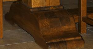 Tavolo legno castagno 4 metri e 50 cm
